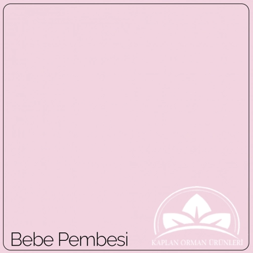 Bebe Pembesi Tek Yüz 3 mm Boyalı MDF 170 × 210 cm
