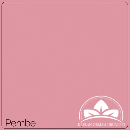 Pembe Tek Yüz 3 mm Boyalı MDF 170 × 210 cm
