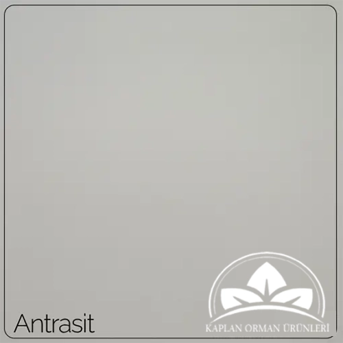 Antrasit Çift Yüz 3 mm Boyalı MDF 170 × 210
