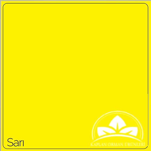 Sarı tek yüz 3 mm boyalı MDF 170 x 210 cm