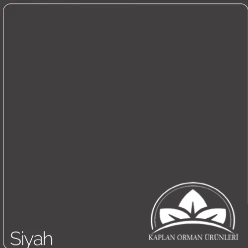 Siyah Tek Yüz 3 mm Boyalı MDF 170 × 210